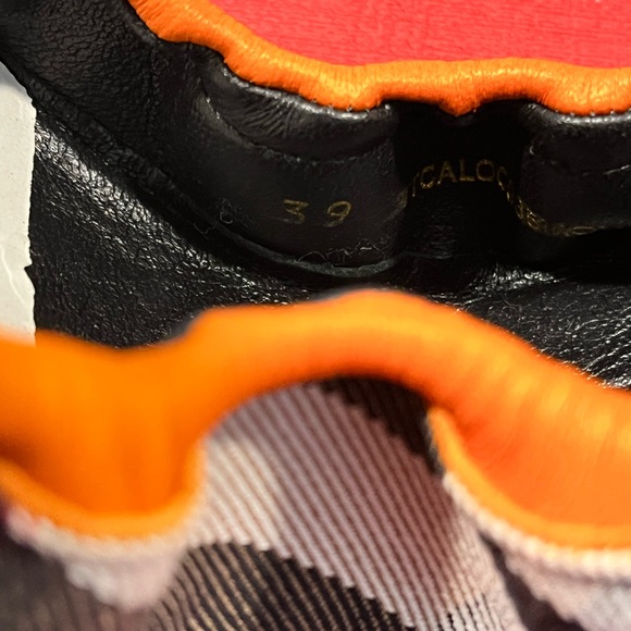 BURBERRY NWT AUTHENTIC GENUINE LEATHER HOUSE CHECK BALLET FLATS - Picture 10 of 17